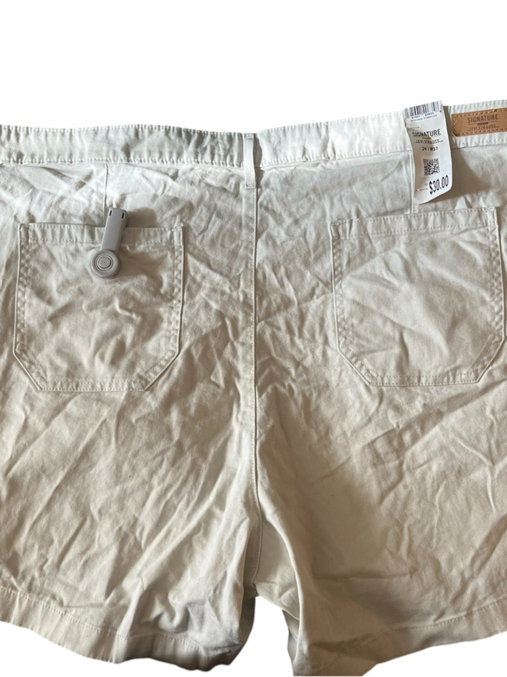 Signature by Levi Strauss Cream Utility Bermuda Shorts - Picture 3 of 4